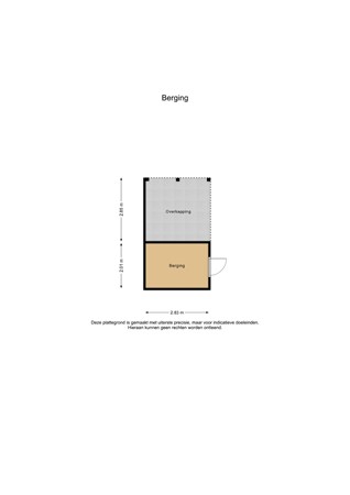 Floorplan - het Waterland 58, 8302 XD Emmeloord